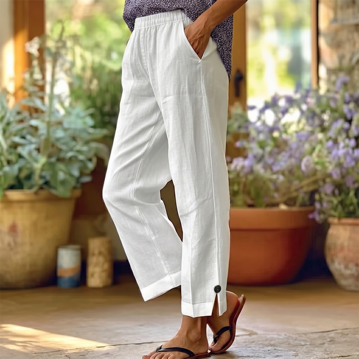 Womee – Kobiece Byxor Cropped Soft-Stretch