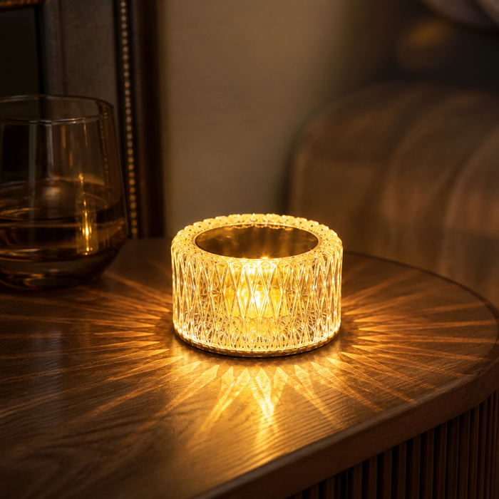 Facetta – Lampa Akcentowa z Kristall Dotykowym Sterowaniem