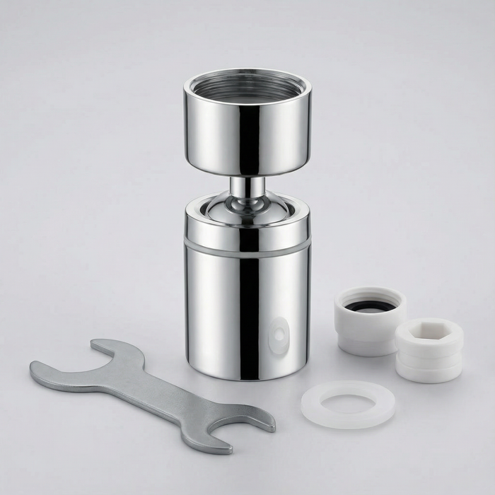 Flowtura - 360° obrotowy aerator för kranu z podwójnym strumieniem (2-pack)