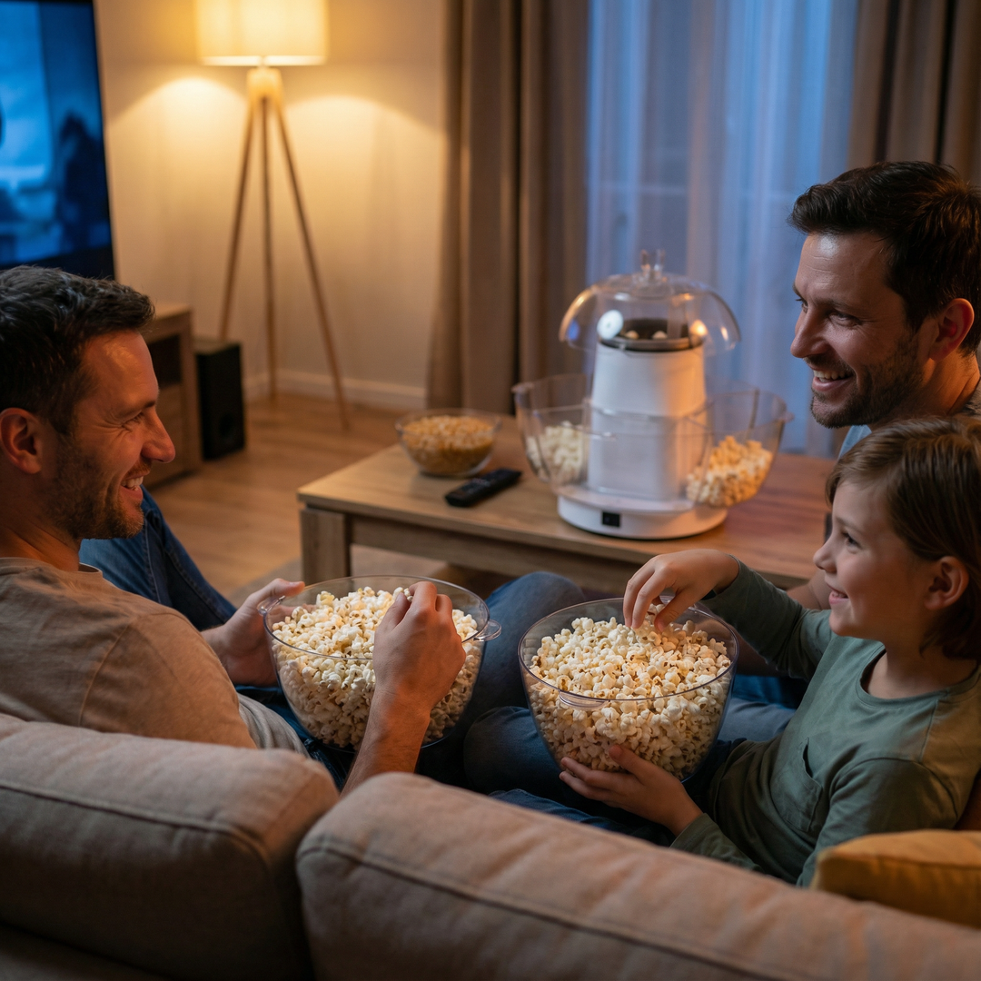 Popflo – Ekspres för popcornu på gorące powietrze för szybkich, bezolejowych przekąsek