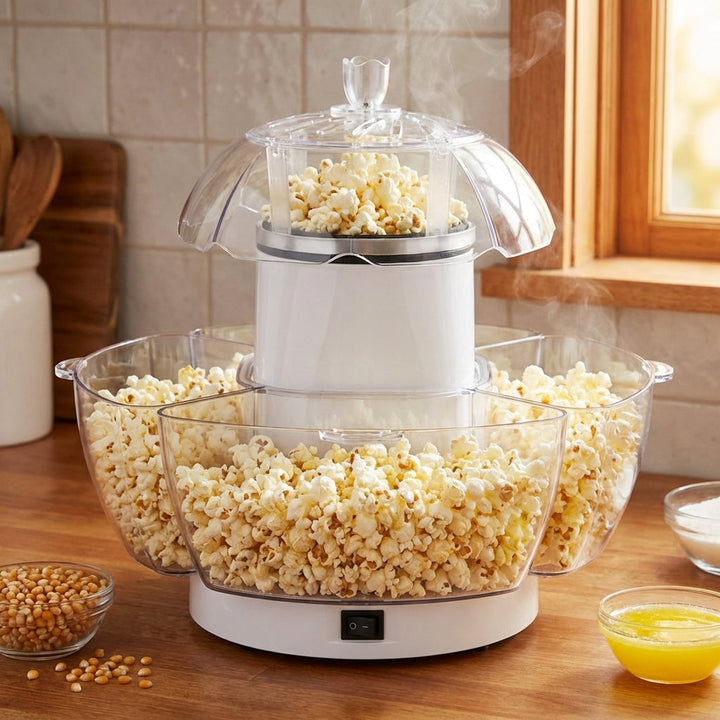 Popflo – Ekspres för popcornu på gorące powietrze för szybkich, bezolejowych przekąsek