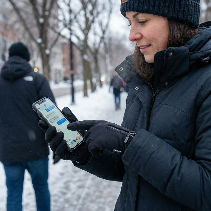 Coziva – Vinter Rękawice Dotykowe för kvinnor