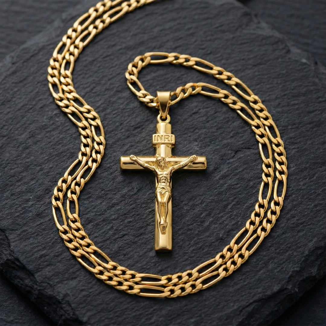 Sancta – Modern Halsband z Krucyfiksem