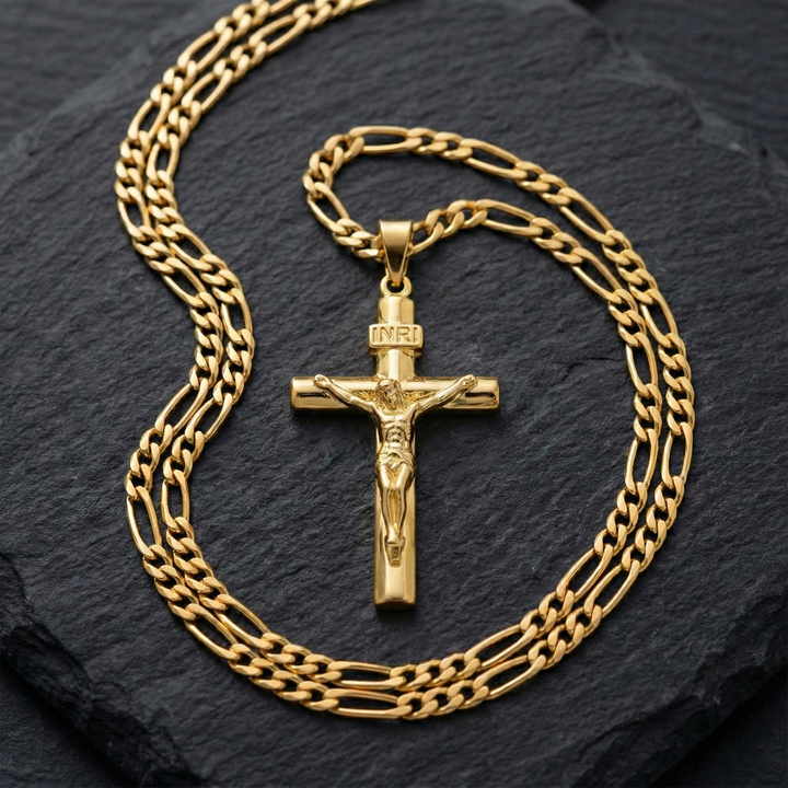 Sancta – Modern Halsband z Krucyfiksem