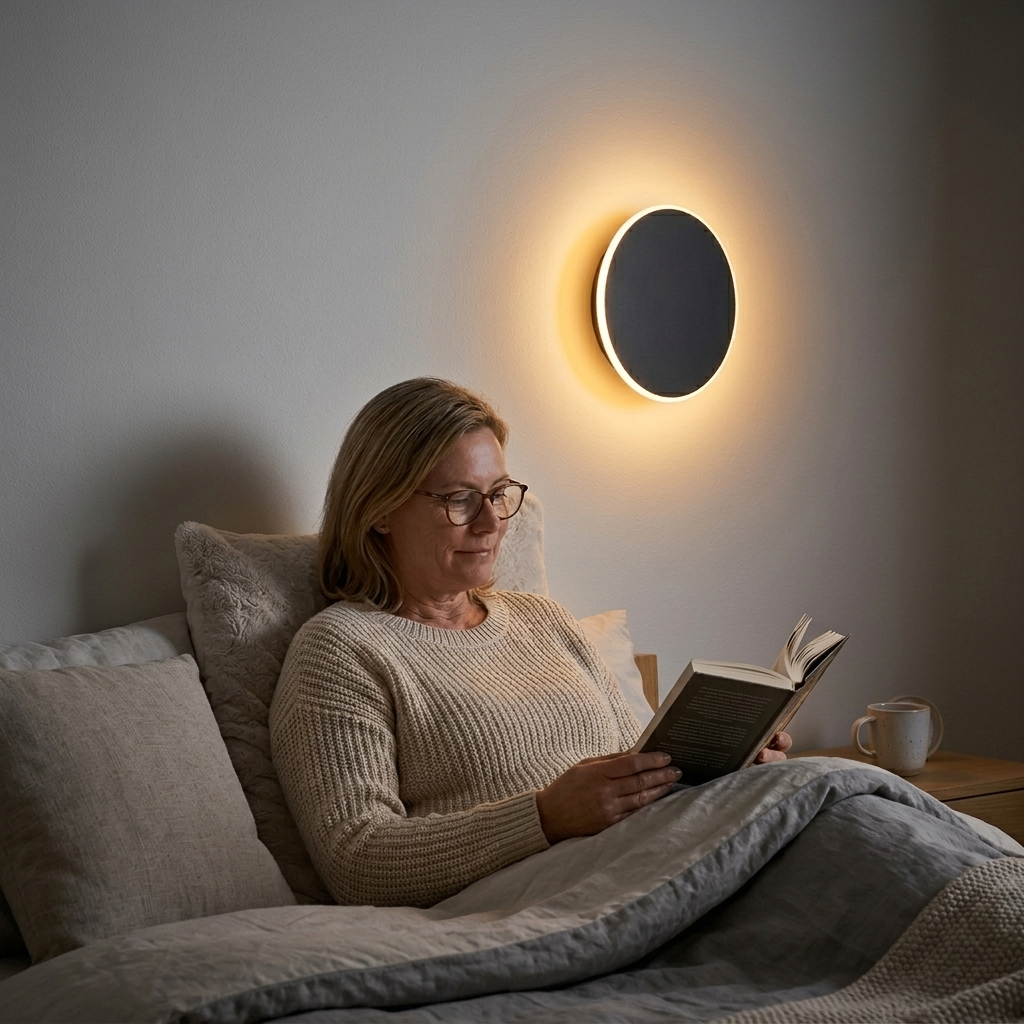 Lunaro – Lampa vägg LED z podświetleniem Eclipse