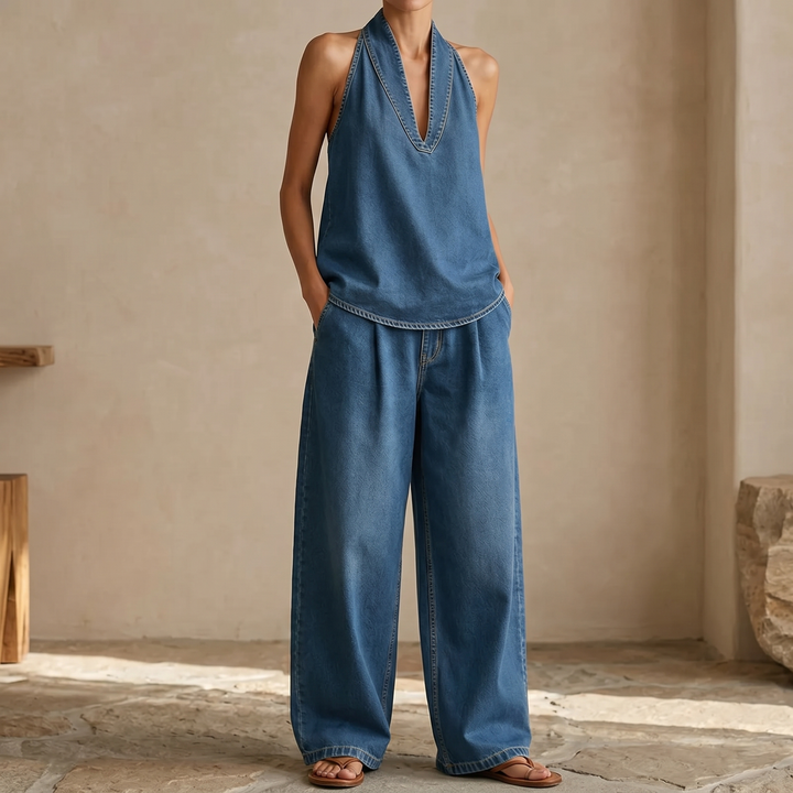 Rivella – Set Sommar z Prania Denimu w Två Delar