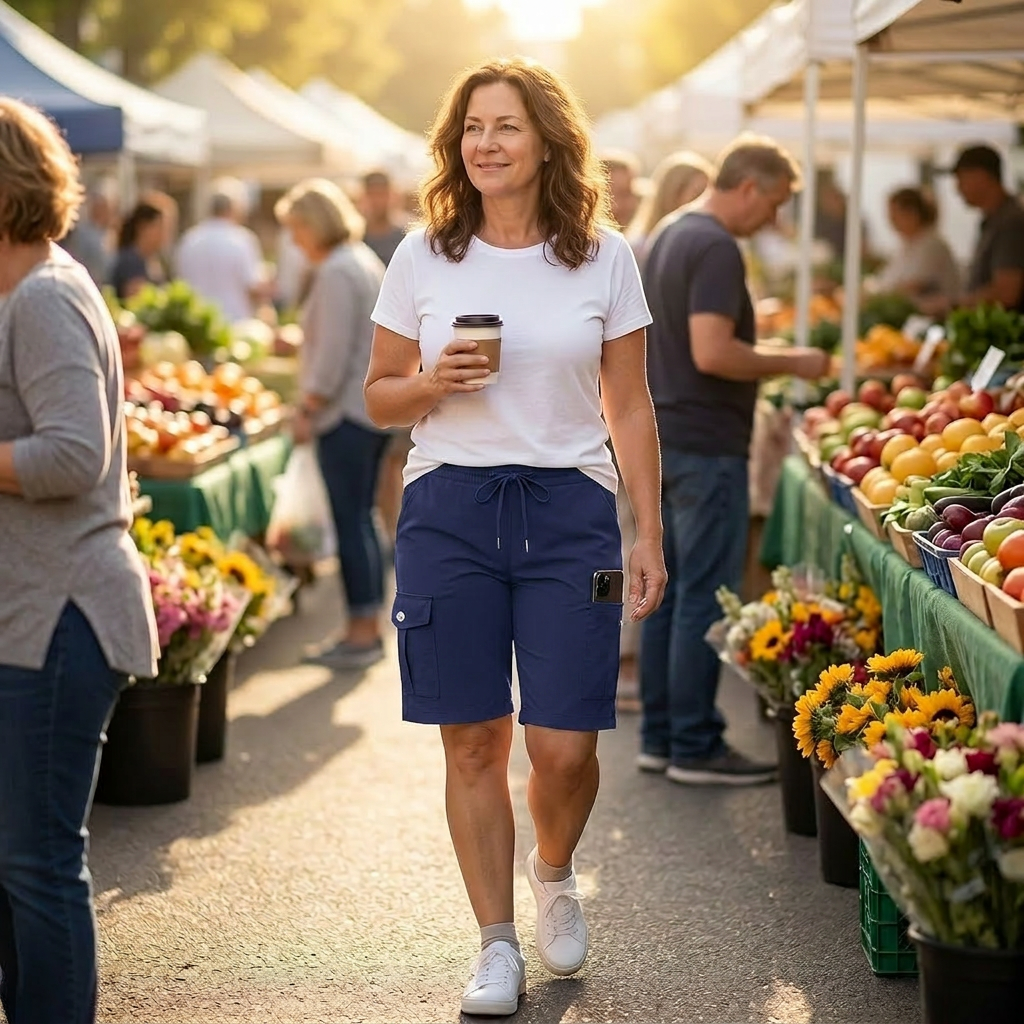 Breezella – Lekkie, snabbt schnące shorts cargo