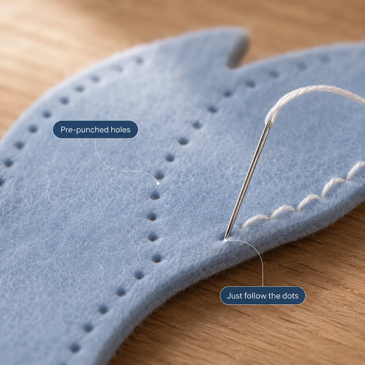 Stitchling – Vinter strażnik DIY Set för szycia z filcu dla początkujących
