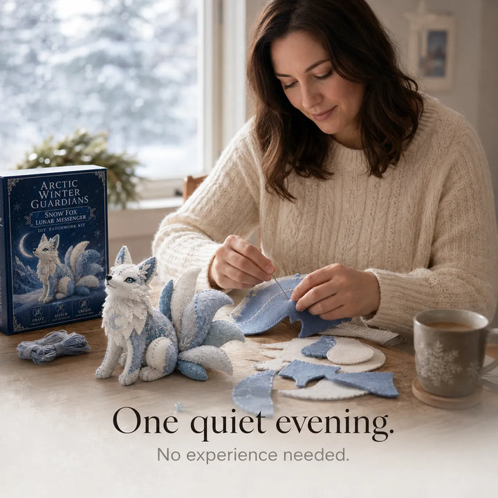 Stitchling – Vinter strażnik DIY Set för szycia z filcu dla początkujących