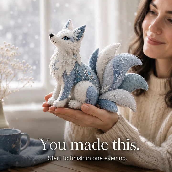 Stitchling – Vinter strażnik DIY Set för szycia z filcu dla początkujących