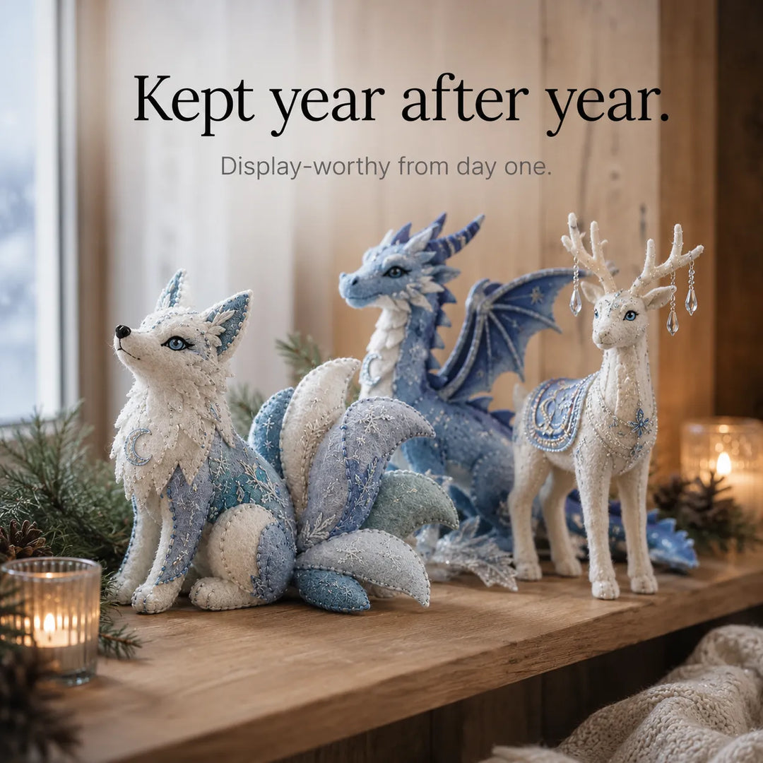 Stitchling – Vinter strażnik DIY Set för szycia z filcu dla początkujących