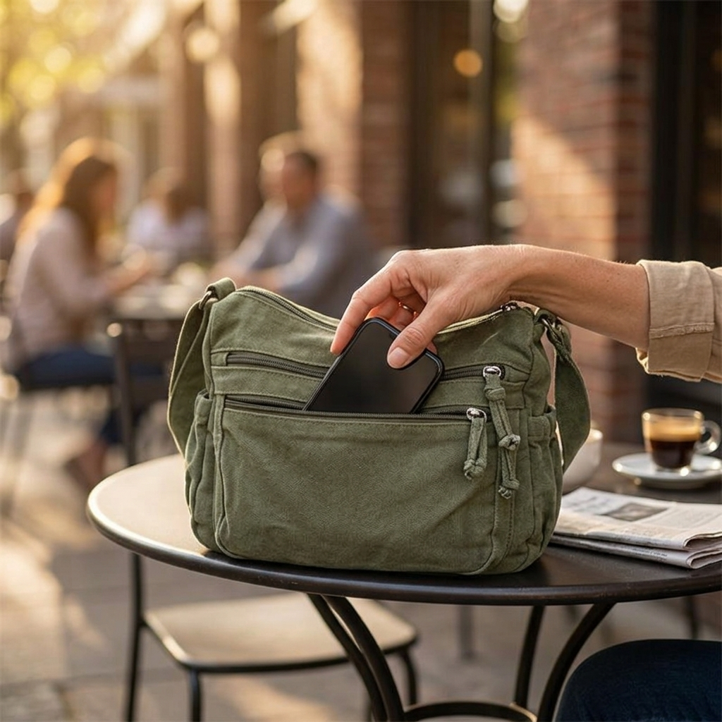 Carvia – Väska Hobo z Prania Canvas på Vad Dag