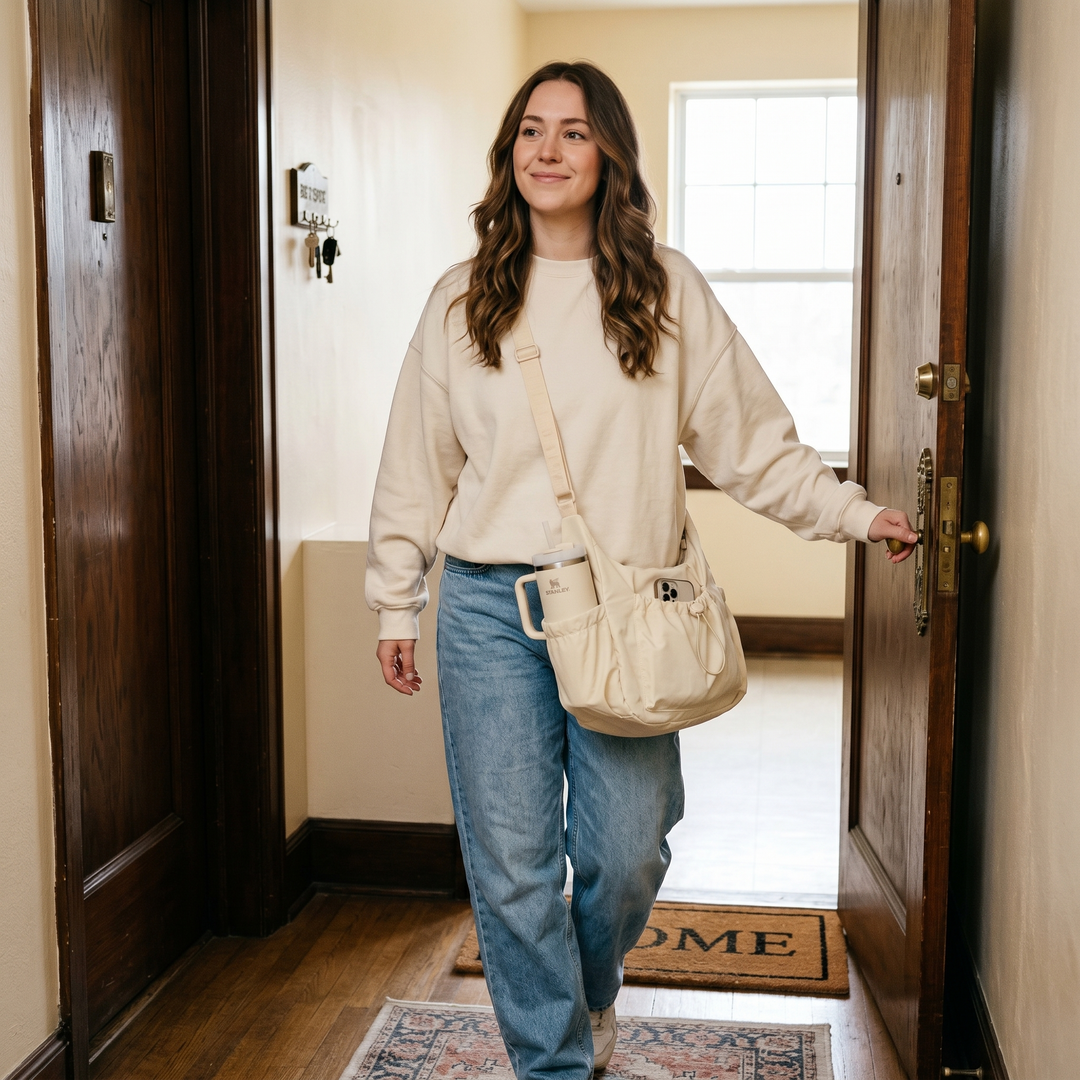 Nela – Väska crossbody typu hobo