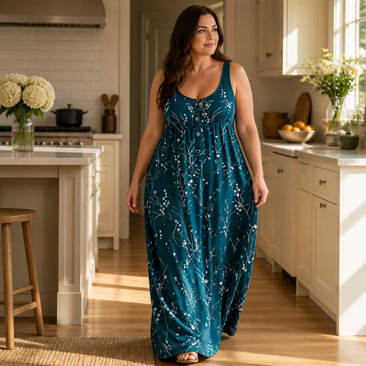 Stillwear – Klänning Maxi, som faller, aldrig sig inte sitter