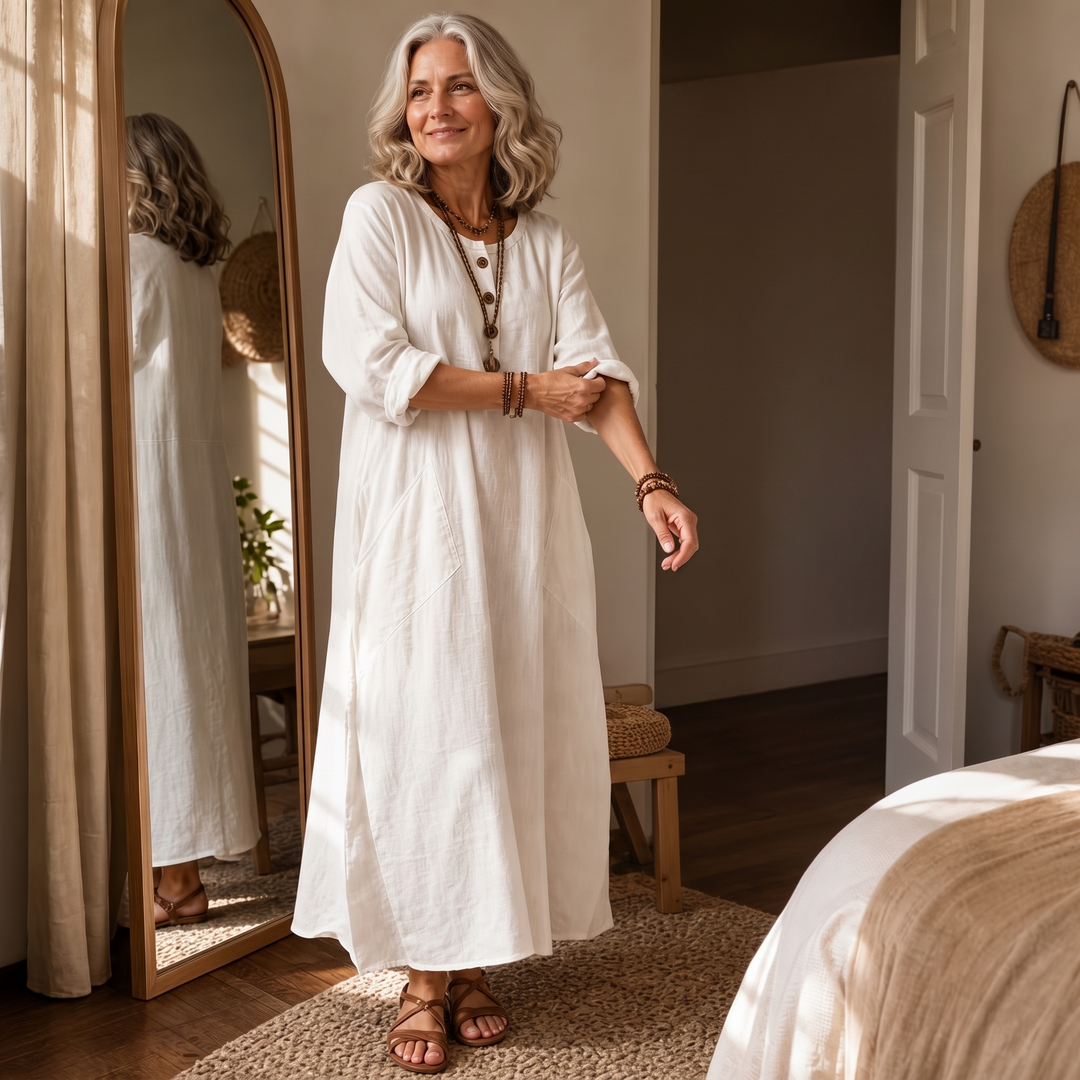 Wearbella – Bezrękawowa Klänning Maxi z Kieszeniami