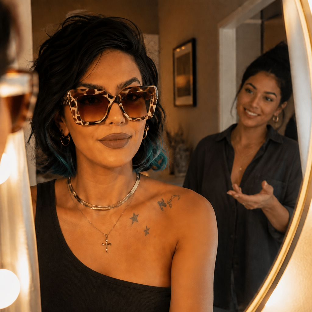 Wearbella – Kwadratowa Ramka, Som Uzupełnia Varje Look