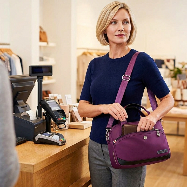 Vossa – Vattentät väska crossbody z 10 kieszeniami