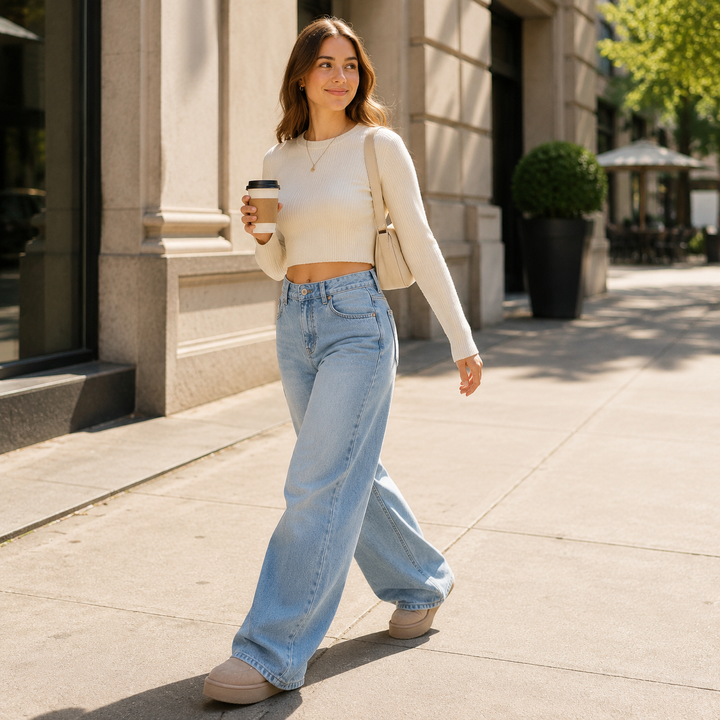 Lunavia – Dam jeans w stilu vintage z vida ben