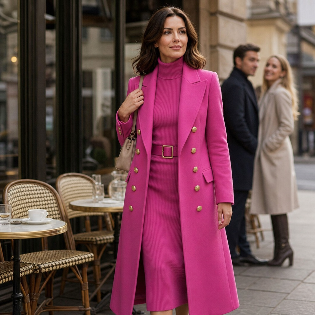 Wearbella – Kappa ull w stilu podwójnego zapięcia