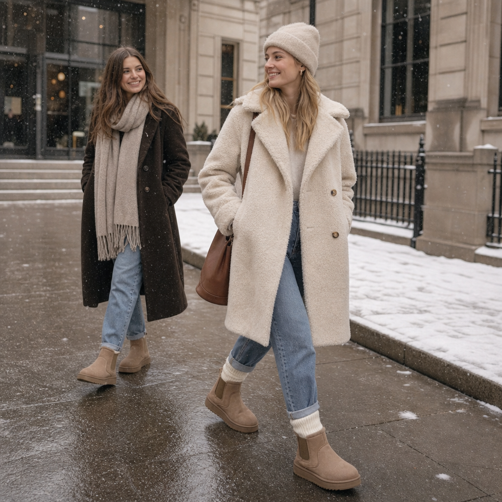 Cozywalk – Vinter Skor Slip-On med foder
