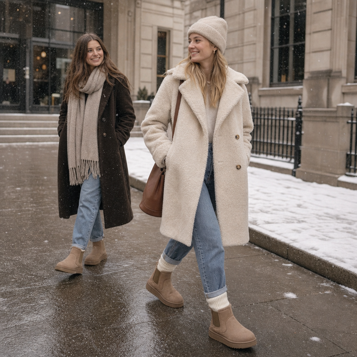 Cozywalk – Vinter Skor Slip-On med foder