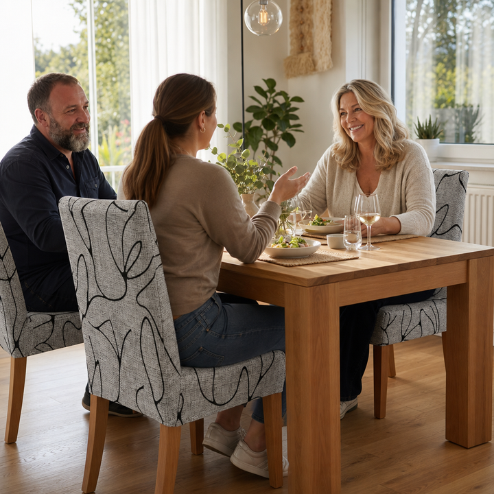Snugchair – Elastisk överdrag på krzesło jadalniane