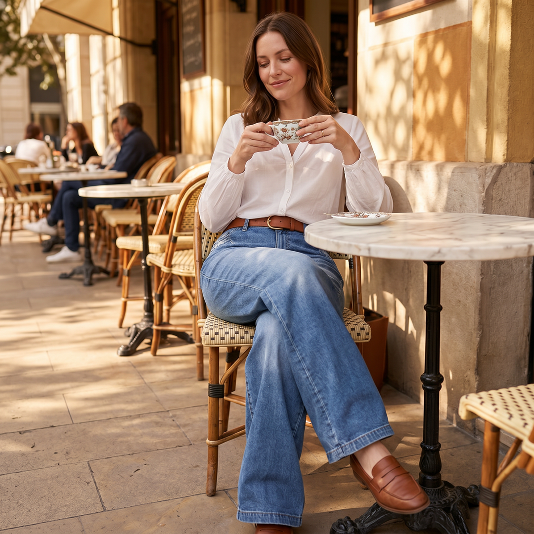 Luvenza – Dam jeans w stilu vintage z vida ben
