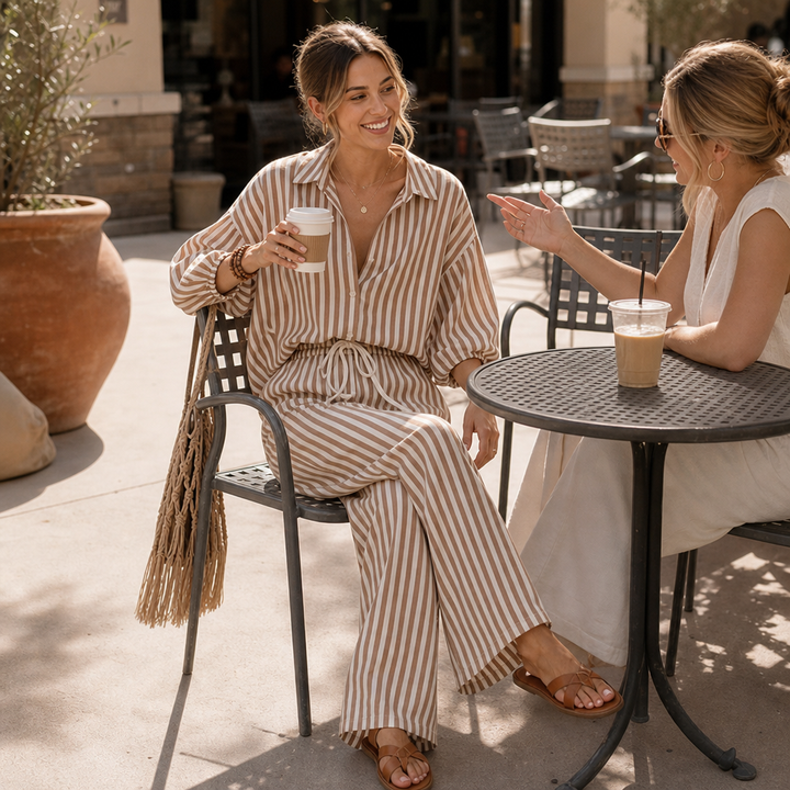 Wearbella – Dwuczęściowy set z band i ręKaffemi lampionowymi