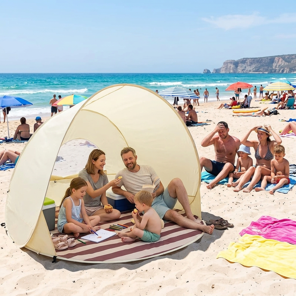 Shadespring – Omedelbartowy namiot plażowy