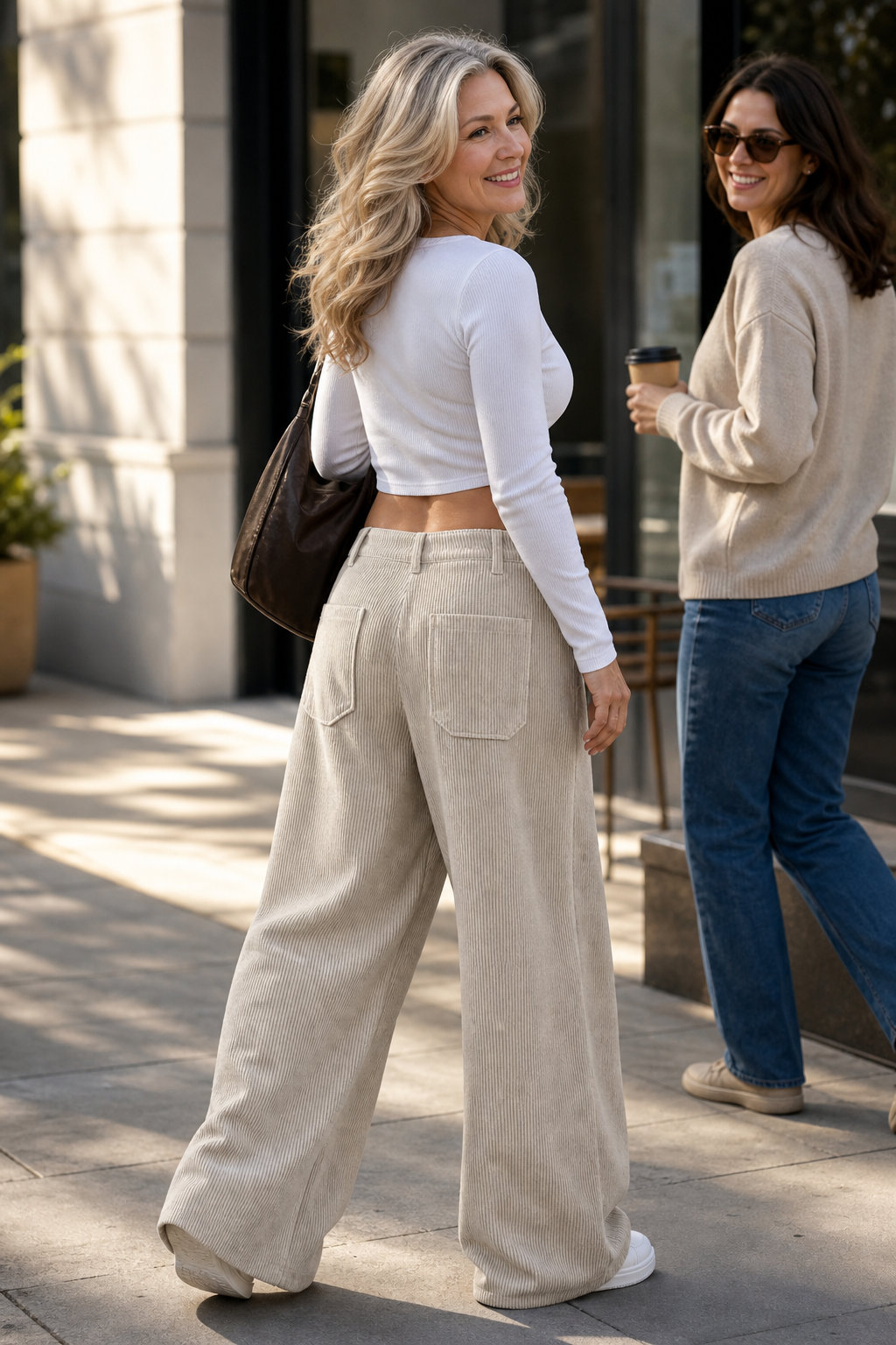 Wearbella – Byxor z vida ben z kieszeniami