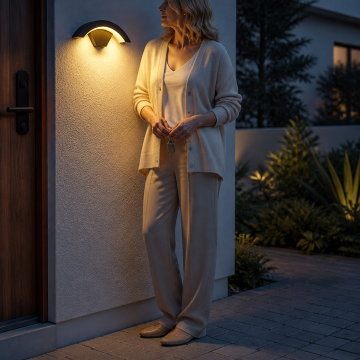 Nightfast – Zewnętrzna lampa vägg z czujnikiem ruchu