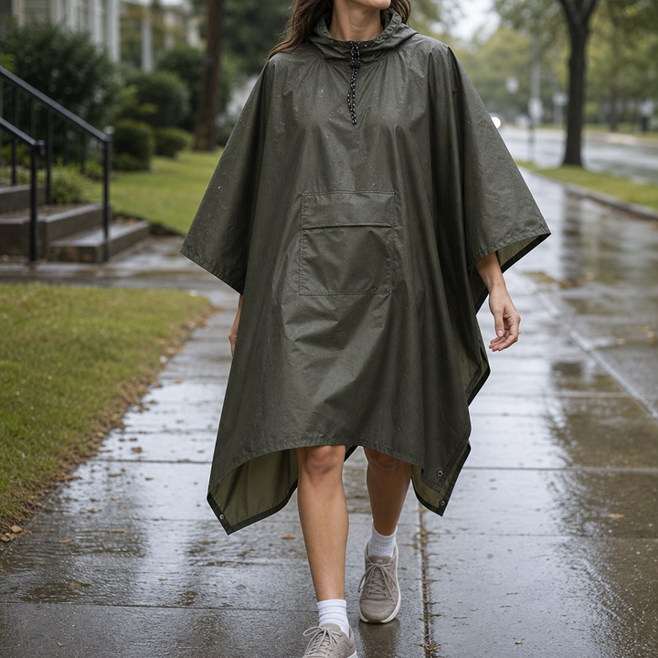 Zipdri – Pakowny Poncho Przeciwdeszczowe z Kapturem