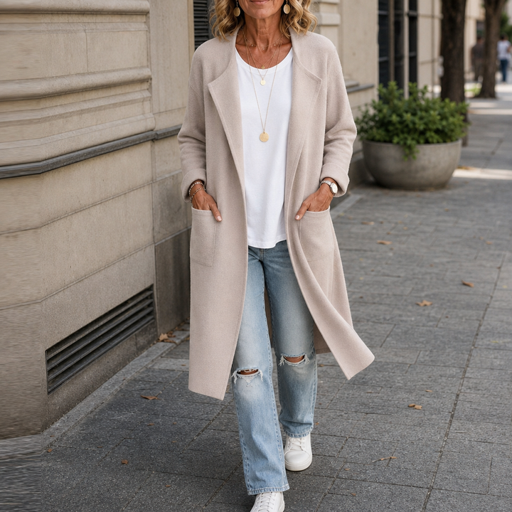 Wrapelle – Kofta Lång z Otwartych Przodów