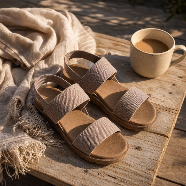 Mirelle – Sandaler spacerowe z elastycznymi band