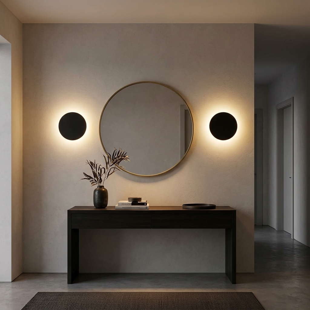 Lunaro – Lampa vägg LED z podświetleniem Eclipse