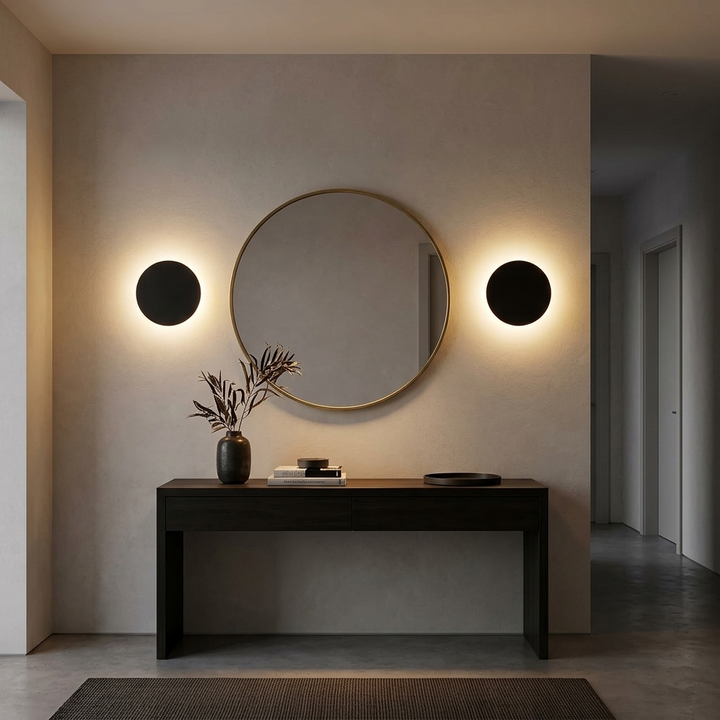Lunaro – Lampa vägg LED z podświetleniem Eclipse