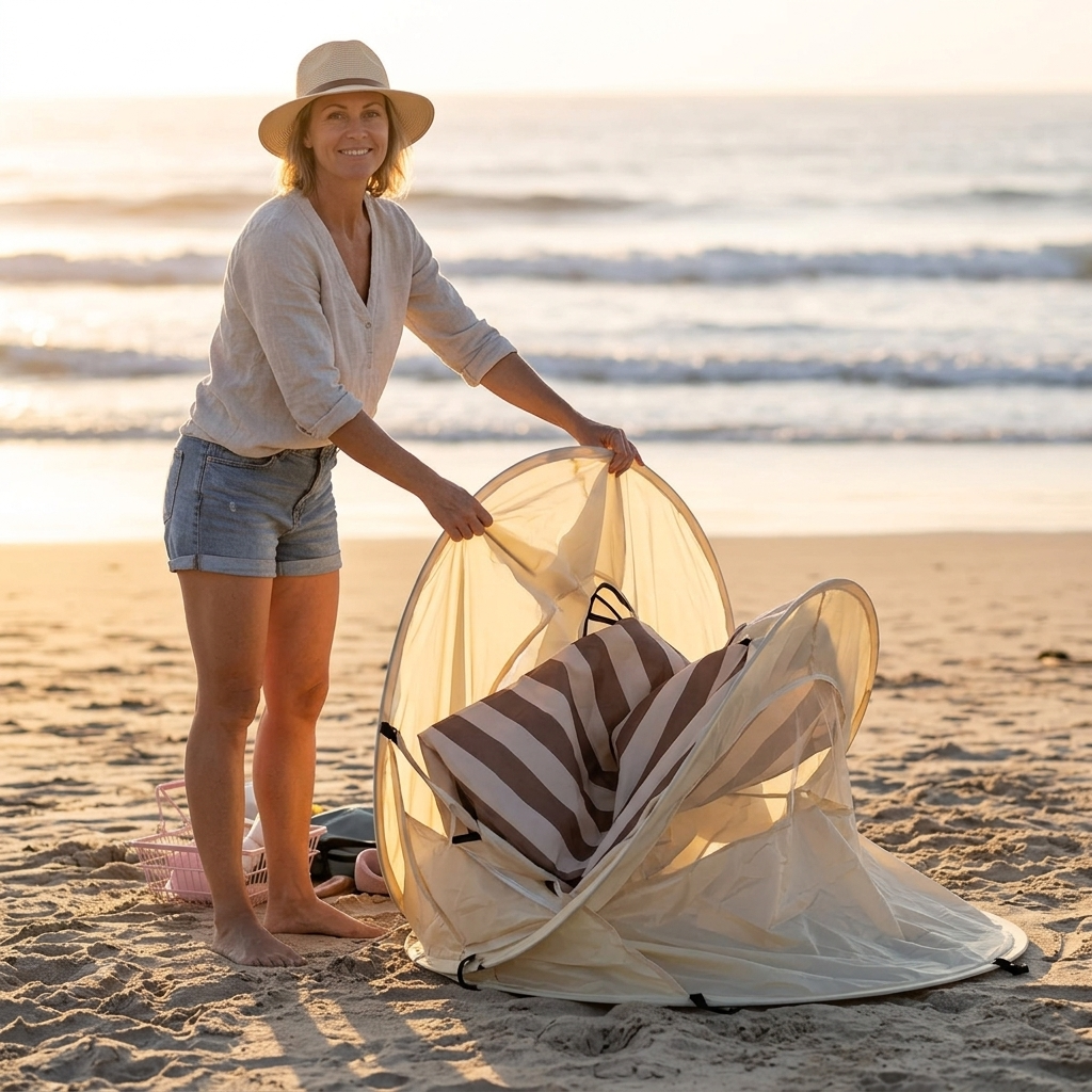 Shadespring – Omedelbartowy namiot plażowy