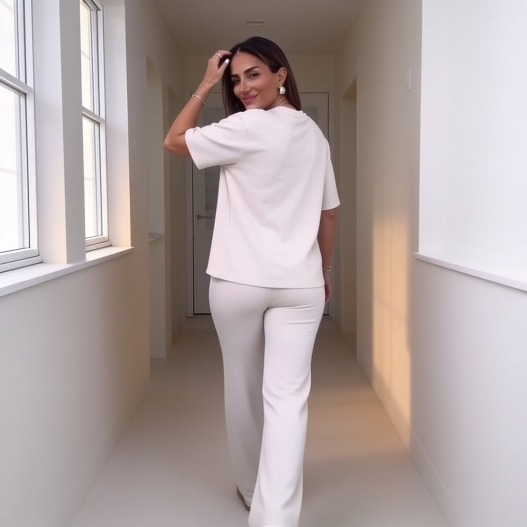 Wearday – Set med kort ärm i spodniami