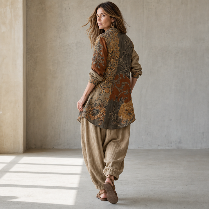 Wovana Set – Set Tuniki i Byxor w Stilu Boho