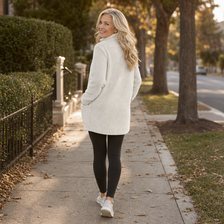 Wearlyn – Lång pół-dragkedja polarowy pulower Sherpa