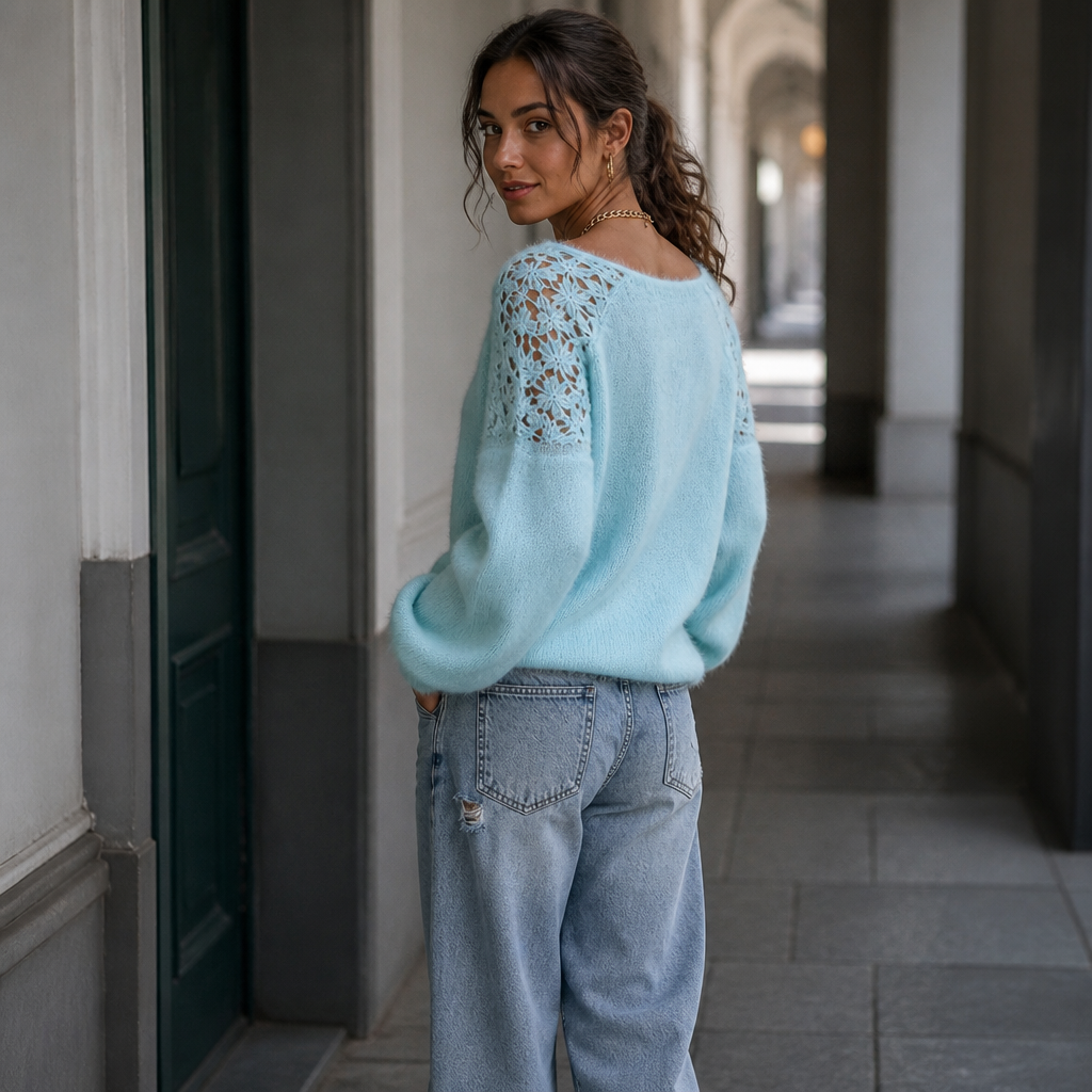Wearbella – Tröja w koronkowym stilu, som ser ut elegant, a inte zwyczajnie