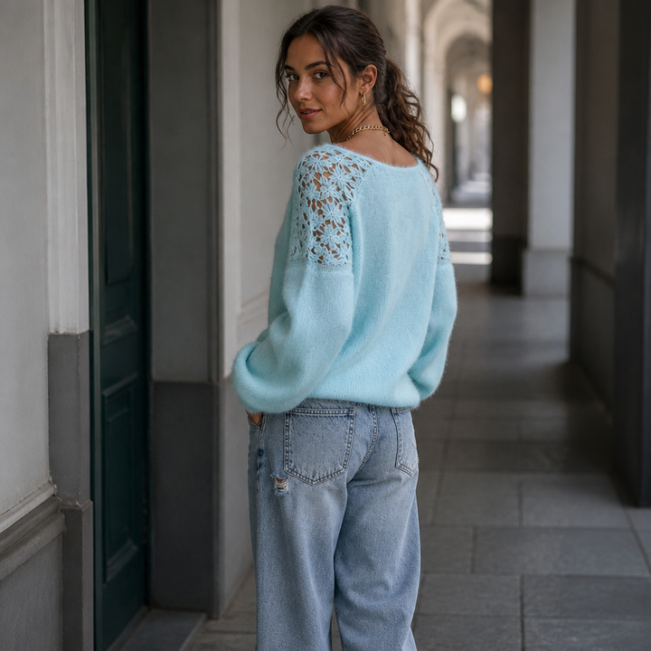 Wearbella – Tröja w koronkowym stilu, som ser ut elegant, a inte zwyczajnie