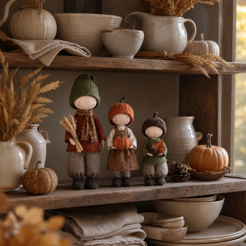 Set Figurki Lalki Żniwnej – Trzyczęściowy Set
