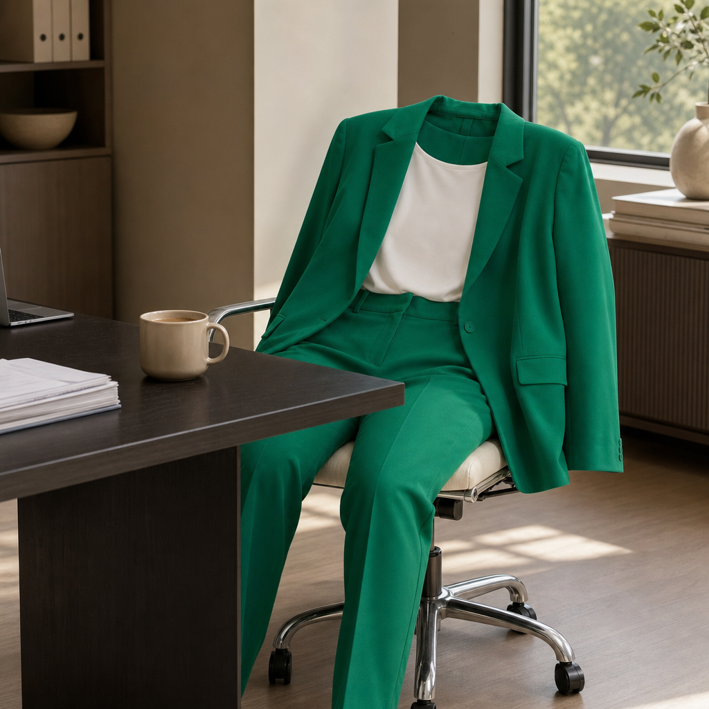 Tailorra – Set żakietu i byxor 3D Jacquard