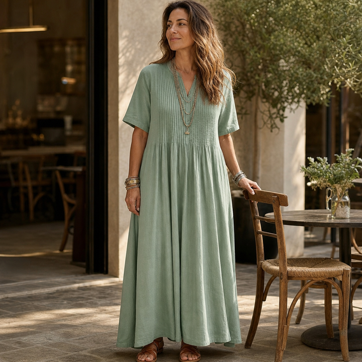 Linaline – Klänning Maxi z Zaszyciami