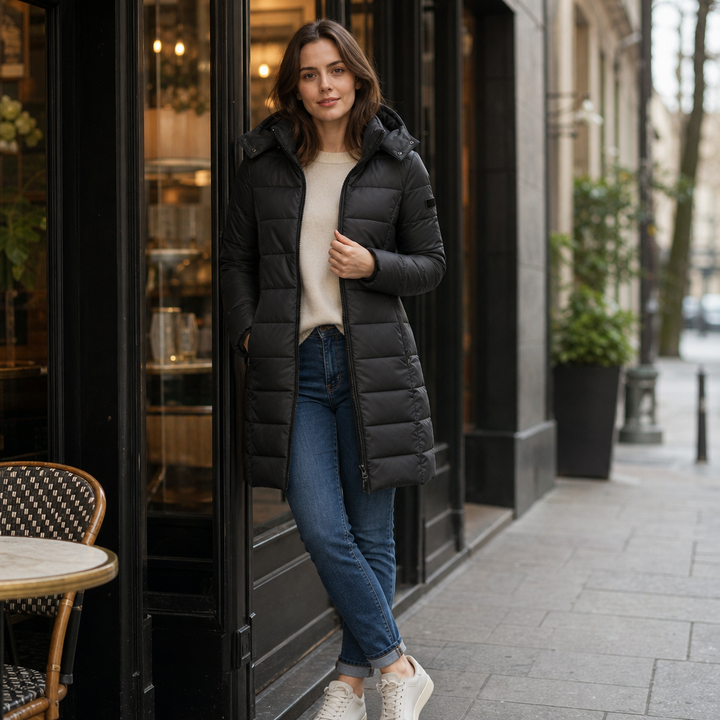 Wearbella – Wypełniona Puchowa Kurtka o Średniej Längd