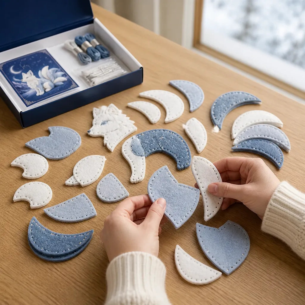 Stitchling – Vinter strażnik DIY Set för szycia z filcu dla początkujących
