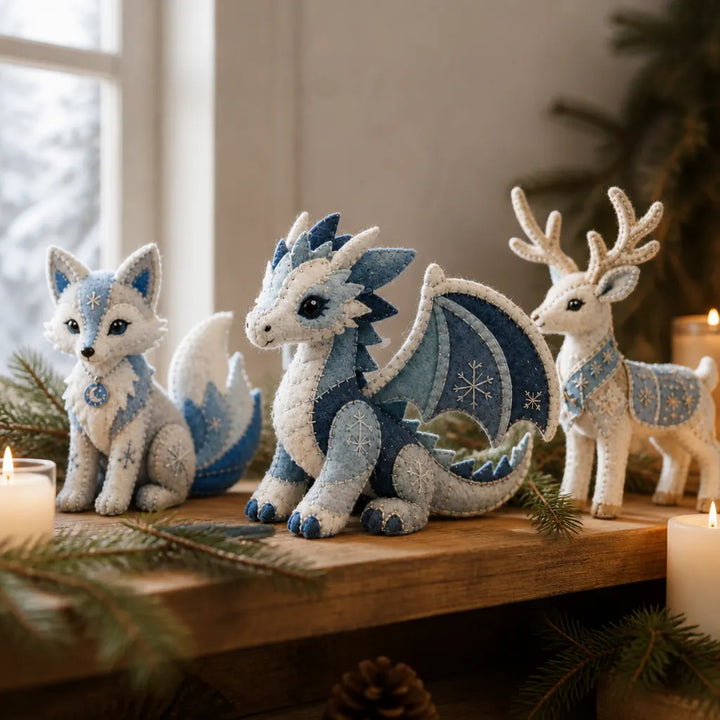 Stitchling – Vinter strażnik DIY Set för szycia z filcu dla początkujących