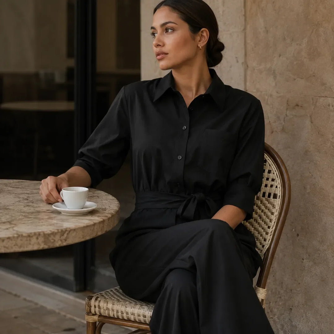 Solene – Kombinezon z vida ben i paskiem w midja