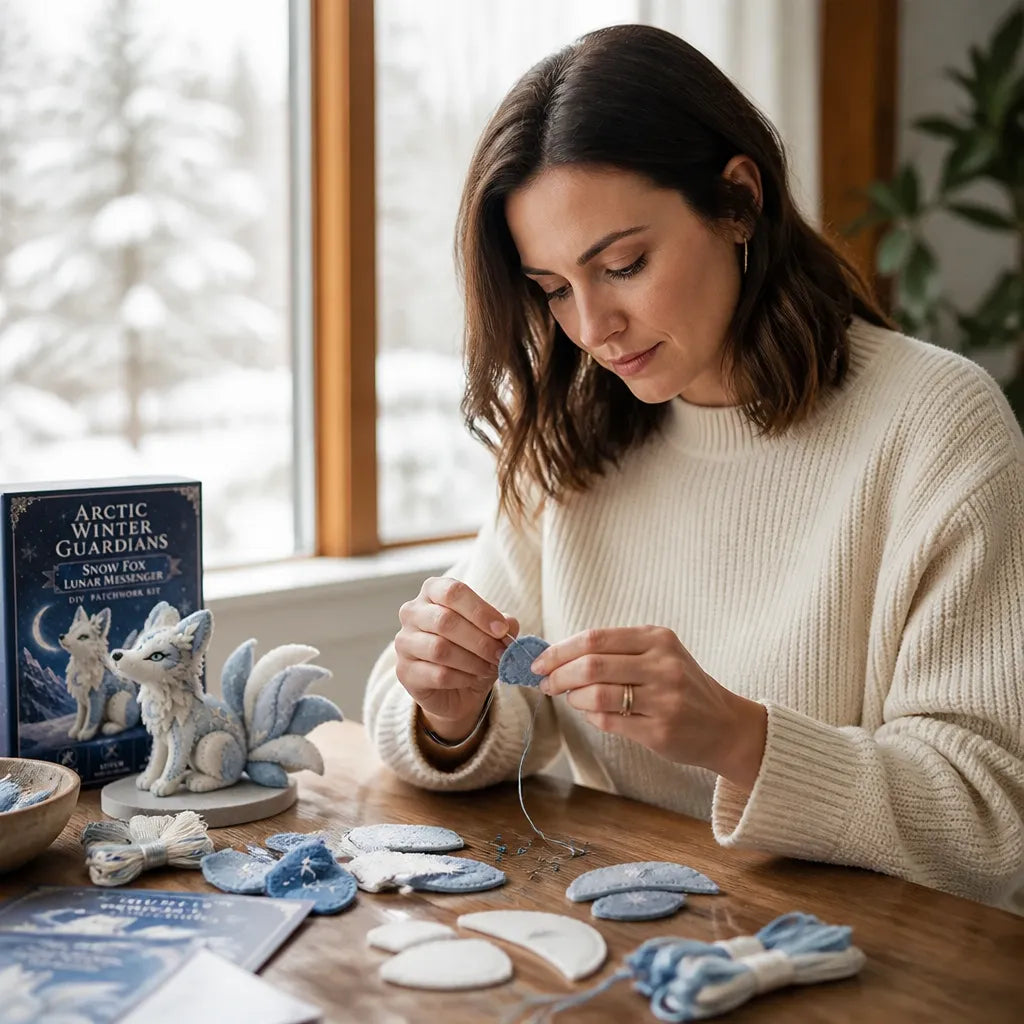 Stitchling – Vinter strażnik DIY Set för szycia z filcu dla początkujących